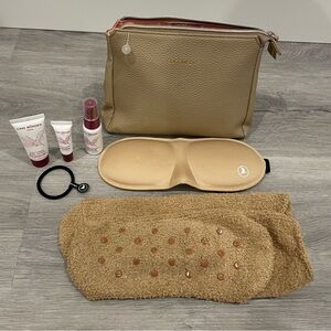 Coccinelle Beige Toiletry Travel Bag
